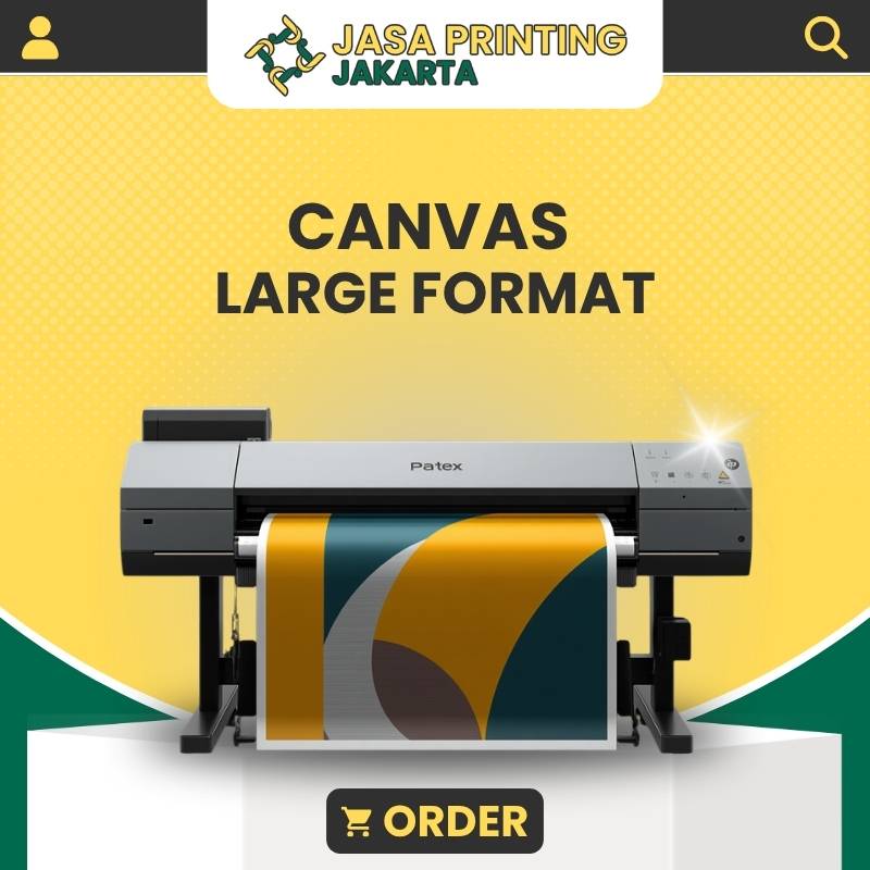 Tempat Cetak Murah Canvas Large Format