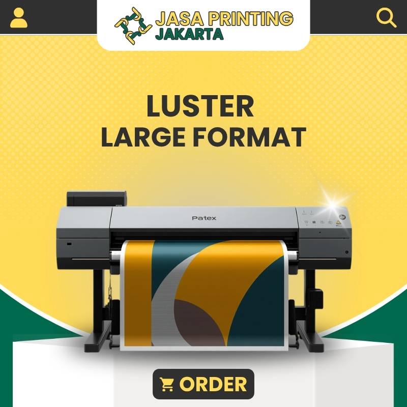Tempat Cetak Murah Luster Large Format