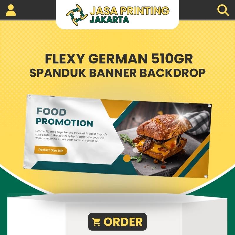 Tempat Cetak Murah Spanduk Banner Backdrop Flexy German